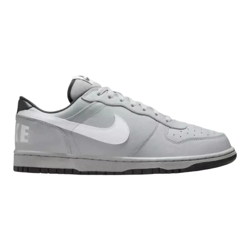 Nike Big Nike Low Men's Court GREY SMOKE 355152-017 Basketball Shoes Size 10.5